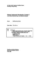 Bahasa Indonesia Membuatku Cerdas untuk Kelas III Sekolah Dasar/Madrasah Ibtidaiyah
 9794628379 [PDF]