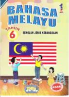 Bahasa Melayu. Tahun 6. Sekolah Jenis Kebangsaan
 9789834907181