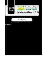 Bank Soal Cabang Matematika 7 SMP (Transformasi) [PDF]