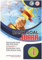 Bank Soal Kelas 4 PDF