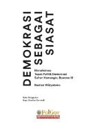 Bastian Demokrasi Sebagai Siasat [PDF]