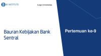 Bauran Kebijakan Bank Sentral