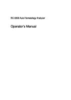 BC-5300 - Operator's Manual - EN - V6.0 PDF