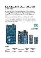 Beda Arduino Uno Vs Nano Vs Mega 2560 Vs Pro Mini