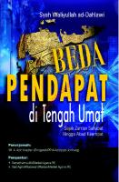 Beda Pendapat Di Tengah Umat [PDF]