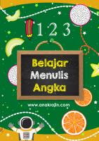 Belajar Menulis Angka