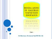 Benda Asing Di Esofagus2 [PDF]