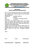 Berita Acara PKKM