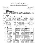 Betapa Agung NamaMu, Tuhan (SATB)