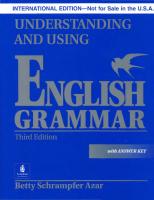 Betty Azar Understanding and Using English Grammar PDF