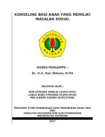 Bimbingan Konseling Bagi Anak Yang Memiliki Masalah Sosial [PDF]