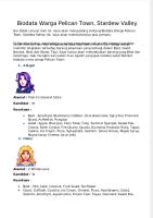 Biodata Warga Stardew Valley