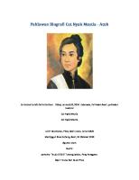 Biografi Cut Nyak Meutia Tugas Mia [PDF]