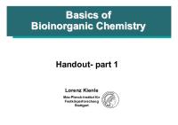 Bioinorganic Handout [PDF]