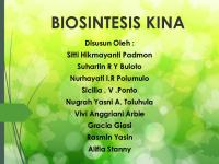 Biosintesis Kina