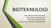 BIOTEKNOLOGI