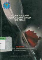 BK0119 Pedoman Pencegahan Penyalahgunaan Narkoba Bagi Remaja