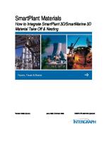 BP - How To Integrate Material Take Off With SmartPlant Materials PDF