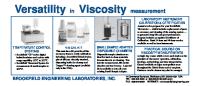 Brookfield Viscometer Factor Finder