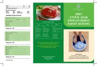 Brosur Diet Untuk Anak Dengan Berat Badan Kurang PDF