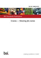 BS en 14985-2012 Slewing Jib Cranes