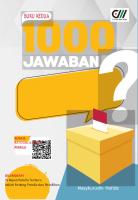 Buku 2 Ebook 1000 Jawaban Apa Dan Bagaimana Pemilu 2024