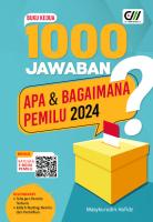 Buku 2 Ebook 1000 Jawaban Apa Dan Bagaimana Pemilu 2024