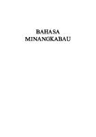 Buku Ajar Bahasa Minangkabau