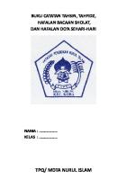 Buku Catatan Tahsin