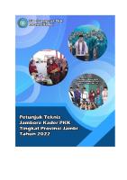 Buku Juknis Lomba-Lomba Jambore Kader PKK Jambi 2022