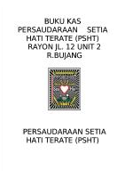 Buku Kas Persaudaraan Setia Hati Terate