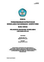 Buku Kerja-Supervisi Pengelasan