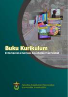 Buku Kurikulum 8 Kompetensi Sarjana Kesehatan Masyarakat FKM Unhas 2016