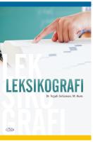 Buku Leksikografi