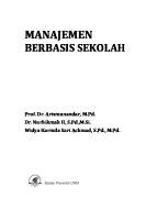 Buku Manajemen Berbasis Sekolah PDF