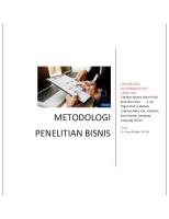 Buku Metodologi Penelitian Bisnis