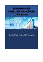 Buku Metodologi Penelitian Ekonomi Dan Bisnis