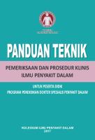 BUKU PANDUAN TEKNIK PF Dan PROSEDUR PDF [PDF]