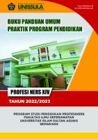 Buku Panduan Umum Profesi Ners 030221