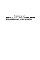 Buku Pedum Lahan Sulfat Masam 1