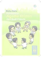 Buku Pegangan Guru Agama Kristen SMA Kelas 12 Kurikulum 2013
 978-602-282-416-9