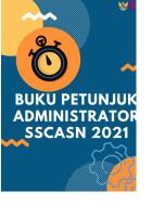 Buku Petunjuk Admin SSCASN 2021 Versi 1.0