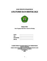 Buku Petunjuk Praktikum Anatomi Histologi Hewan