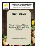 Buku Resep Menu PMT