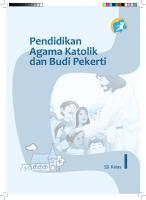 Buku Siswa Pendidikan Agama Katolik Dan Budi Pekerti, Kelas 1 SD