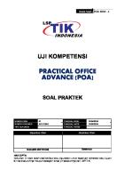 Buku Soal Practical Office Advance 2018 1 PDF [PDF]