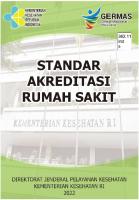 Buku Standar Akreditasi Rs Kemenkes Ri 2022 [PDF]