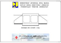 Buku Standard Box Culvert Tipe Double