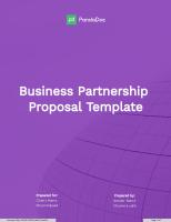 Business Partnership Proposal Template [PDF]