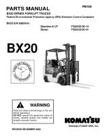 BX20 Manual de Partes DIC 2005 PDF